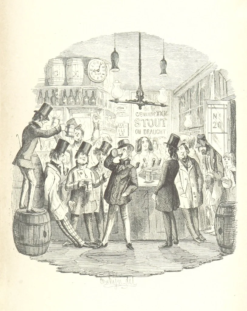 An illustration from Sylvester Sound, the Somnambulist. (Illustrated by Onwhyn.) [With a portrait of the author, 1844, leaf 391