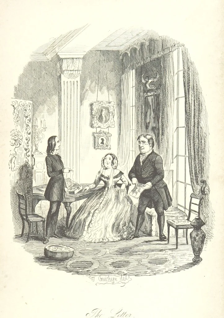 An illustration from Sylvester Sound, the Somnambulist. (Illustrated by Onwhyn.) [With a portrait of the author, 1844, leaf 405