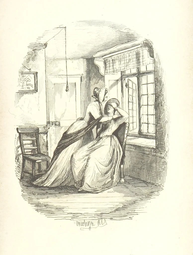 An illustration from Sylvester Sound, the Somnambulist. (Illustrated by Onwhyn.) [With a portrait of the author, 1844, leaf 431