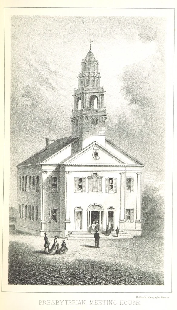 An illustration from History of New Boston, New Hampshire. [With plates, including portraits, 1864, leaf 155