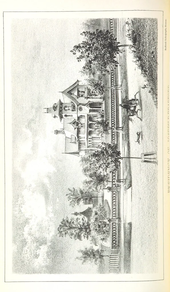 An illustration from History of New Boston, New Hampshire. [With plates, including portraits, 1864, leaf 166