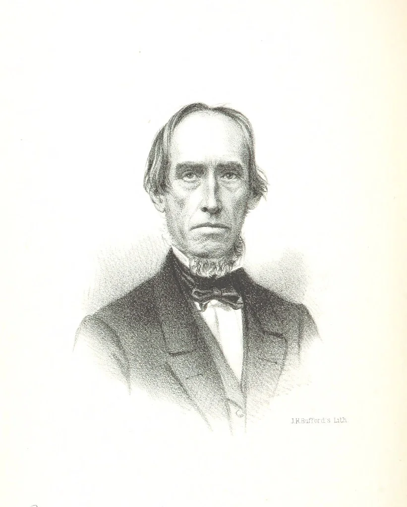 An illustration from History of New Boston, New Hampshire. [With plates, including portraits, 1864, leaf 172