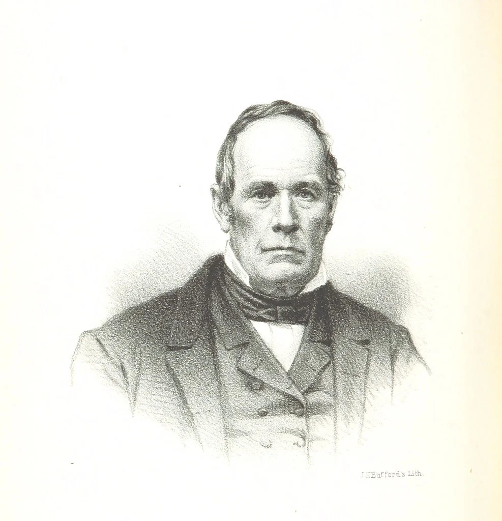 An illustration from History of New Boston, New Hampshire. [With plates, including portraits, 1864, leaf 182