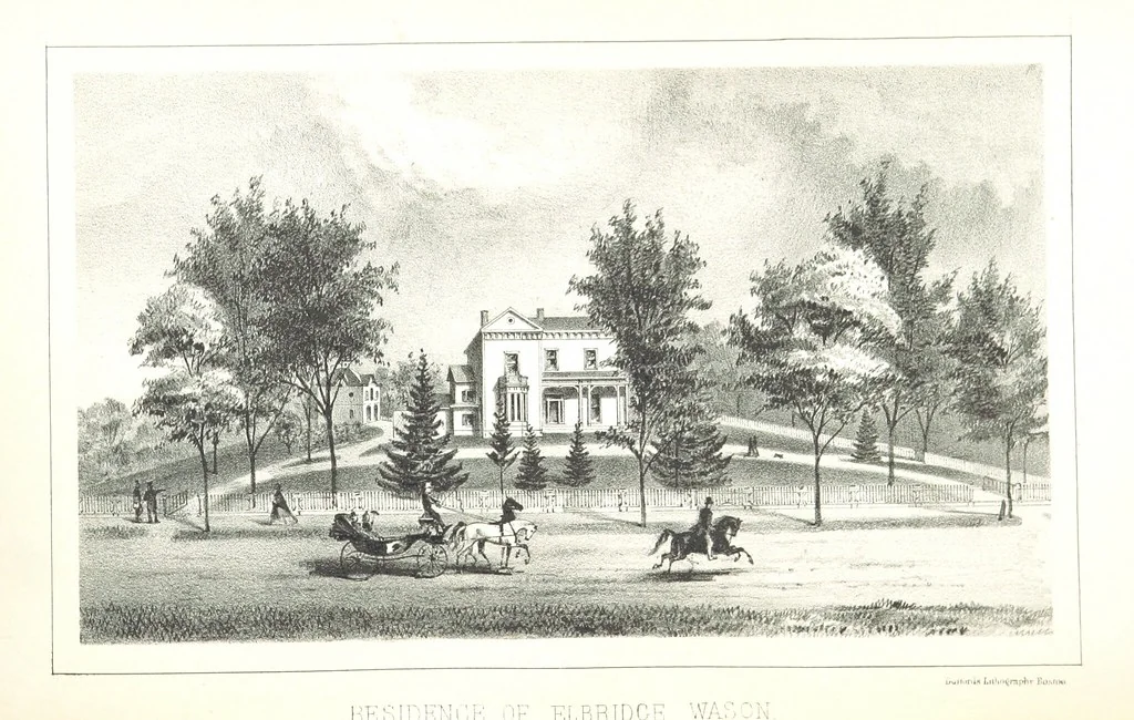 An illustration from History of New Boston, New Hampshire. [With plates, including portraits, 1864, leaf 375
