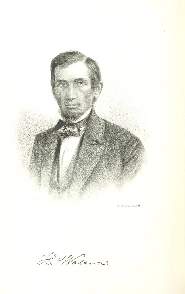 An illustration from History of New Boston, New Hampshire. [With plates, including portraits, 1864, leaf 384