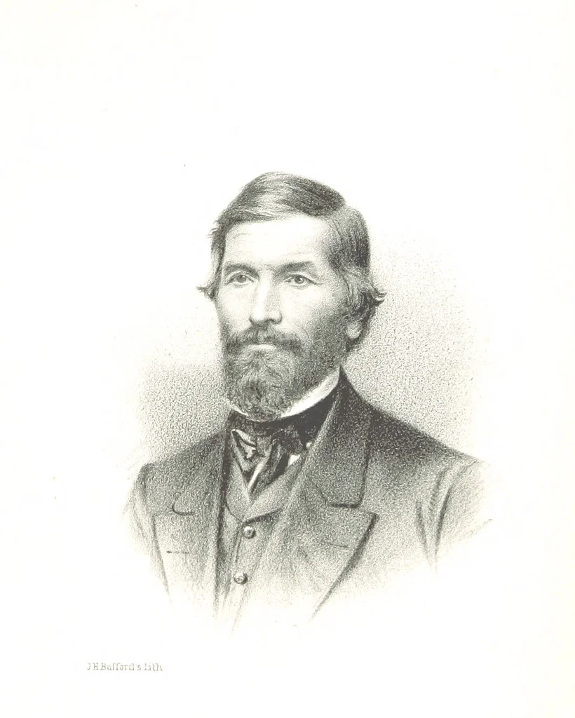 An illustration from History of New Boston, New Hampshire. [With plates, including portraits, 1864, leaf 487