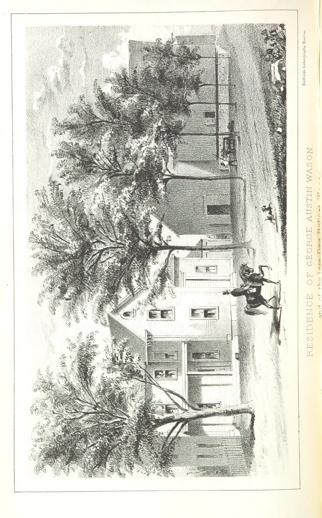 An illustration from History of New Boston, New Hampshire. [With plates, including portraits, 1864, leaf 490