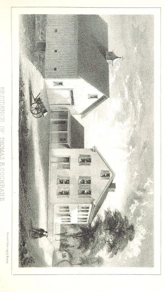 An illustration from History of New Boston, New Hampshire. [With plates, including portraits, 1864, leaf 495