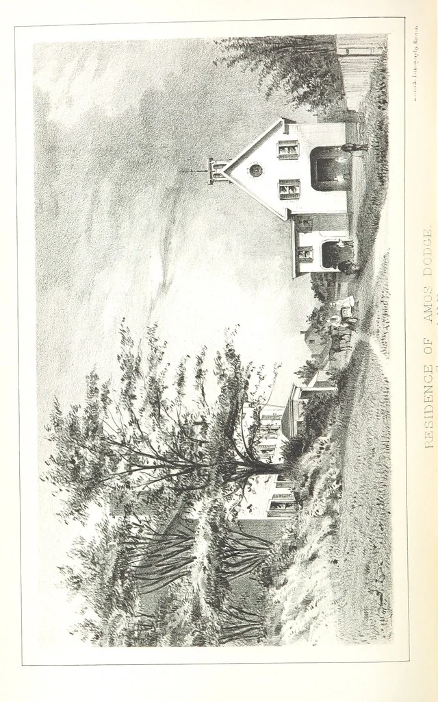 An illustration from History of New Boston, New Hampshire. [With plates, including portraits, 1864, leaf 506