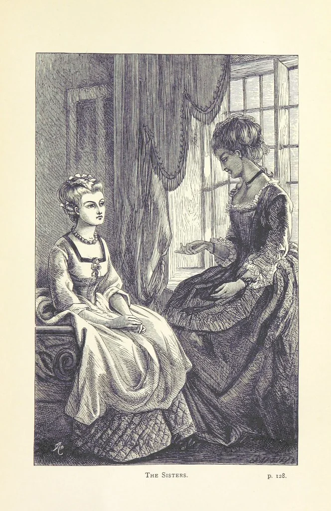 An illustration from Lady Betty ... With original illustrations, 1870, leaf 145