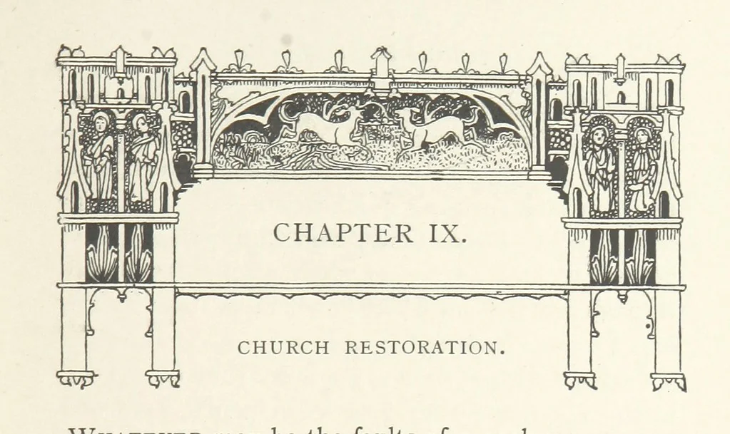 An illustration from Minstrel Dick. A tale of the XIVth cent, 1896, leaf 87
