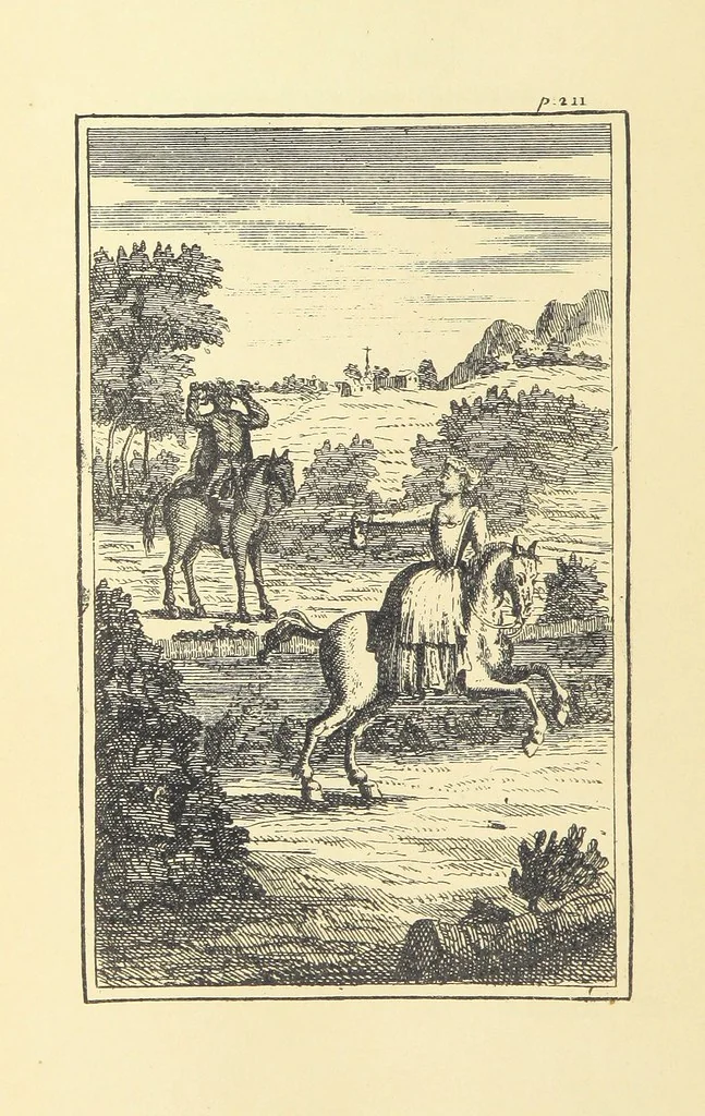 An illustration from A Collection of Old Ballads. Corrected from the best and most ancient copies extant. With introductions, historical, critical, or humorous. Illustrated with copper plates. [Collected by Ambrose Philips?, 1871, leaf 256