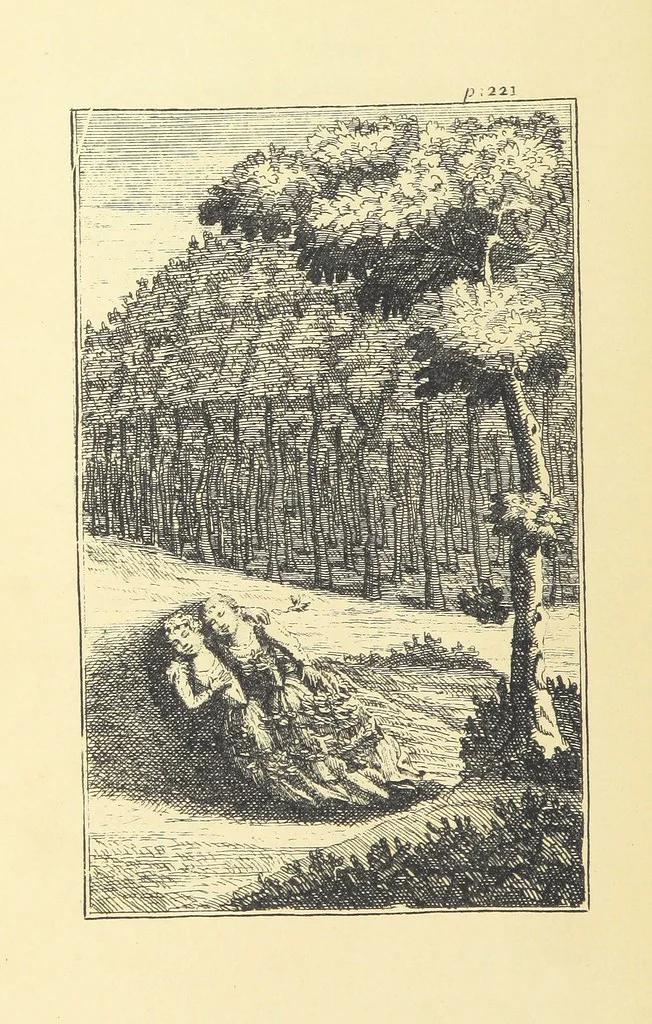 An illustration from A Collection of Old Ballads. Corrected from the best and most ancient copies extant. With introductions, historical, critical, or humorous. Illustrated with copper plates. [Collected by Ambrose Philips?, 1871, leaf 268