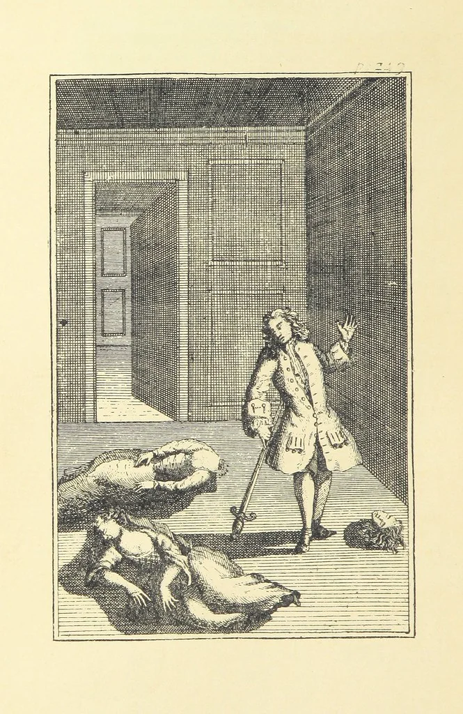 An illustration from A Collection of Old Ballads. Corrected from the best and most ancient copies extant. With introductions, historical, critical, or humorous. Illustrated with copper plates. [Collected by Ambrose Philips?, 1871, leaf 300