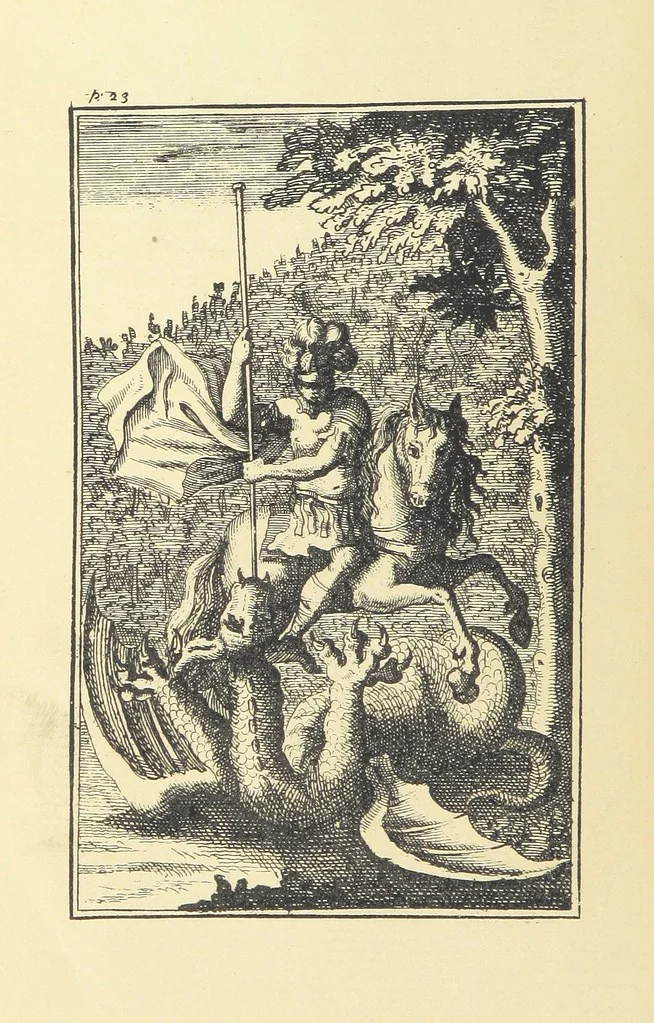 An illustration from A Collection of Old Ballads. Corrected from the best and most ancient copies extant. With introductions, historical, critical, or humorous. Illustrated with copper plates. [Collected by Ambrose Philips?, 1871, leaf 50