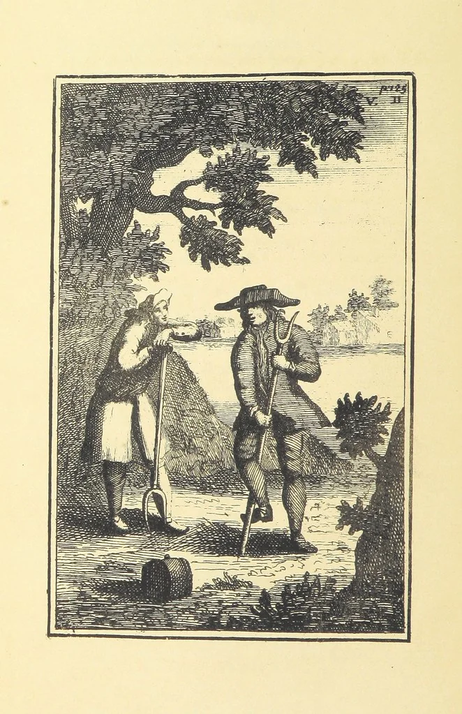 An illustration from A Collection of Old Ballads. Corrected from the best and most ancient copies extant. With introductions, historical, critical, or humorous. Illustrated with copper plates. [Collected by Ambrose Philips?, 1871, leaf 168
