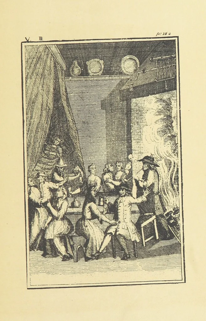 An illustration from A Collection of Old Ballads. Corrected from the best and most ancient copies extant. With introductions, historical, critical, or humorous. Illustrated with copper plates. [Collected by Ambrose Philips?, 1871, leaf 233