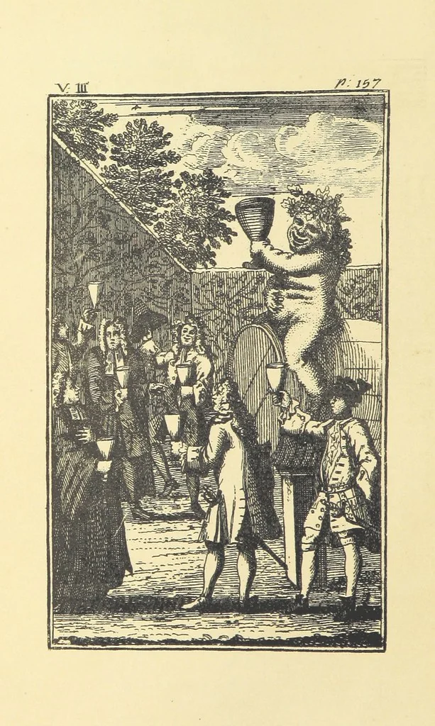 An illustration from A Collection of Old Ballads. Corrected from the best and most ancient copies extant. With introductions, historical, critical, or humorous. Illustrated with copper plates. [Collected by Ambrose Philips?, 1871, leaf 204