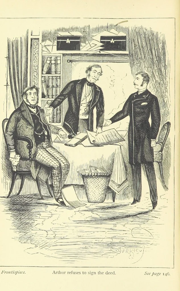 An illustration from The Woodleighs of Amscote ... Illustrated, 1881, leaf 6