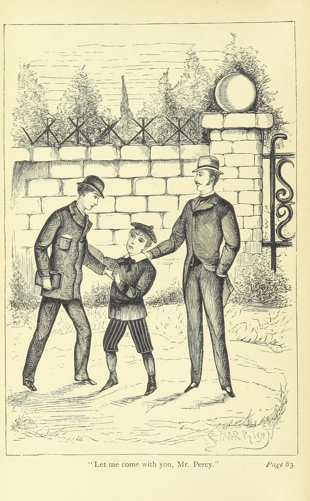 An illustration from The Woodleighs of Amscote ... Illustrated, 1881, leaf 92