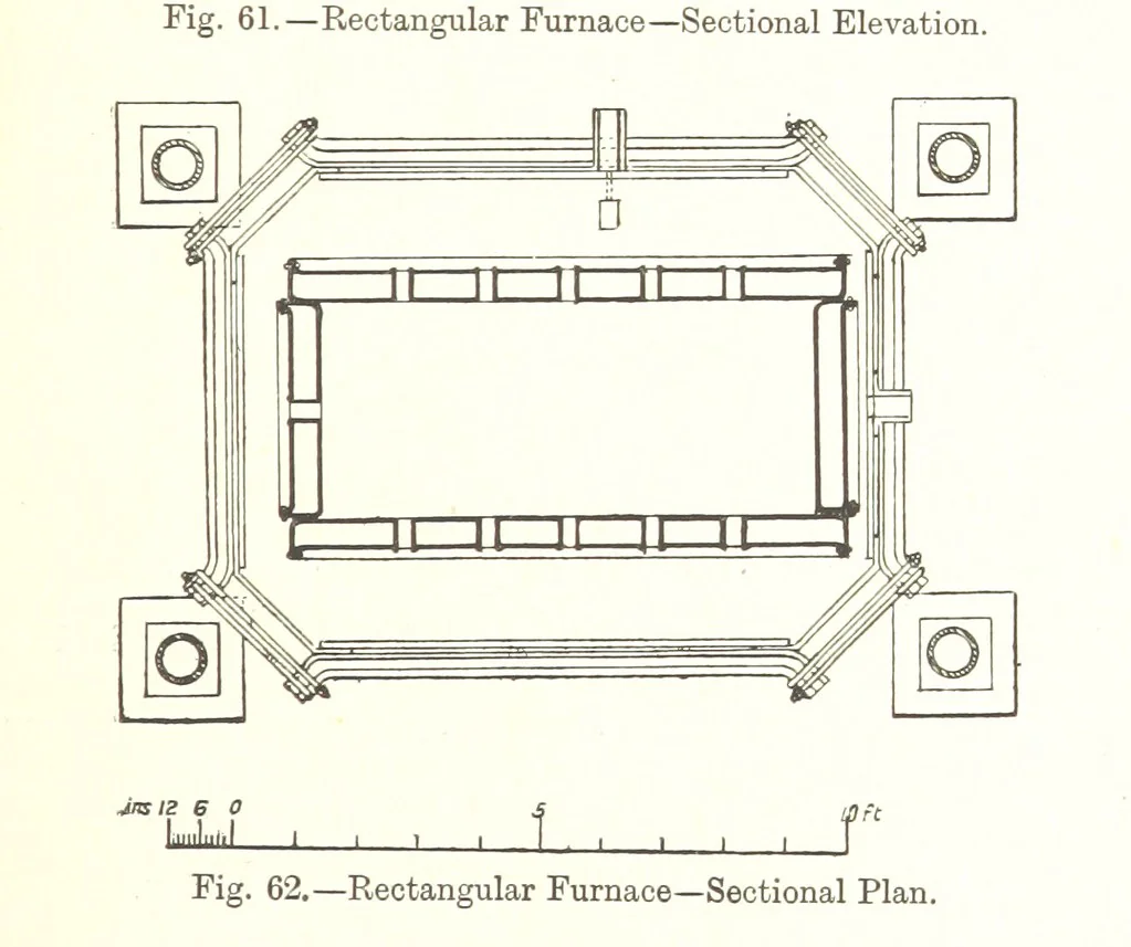 An illustration from The Metallurgy of Lead and Silver. Part I. Lead. (Part II. Silver.), 1899, leaf 169