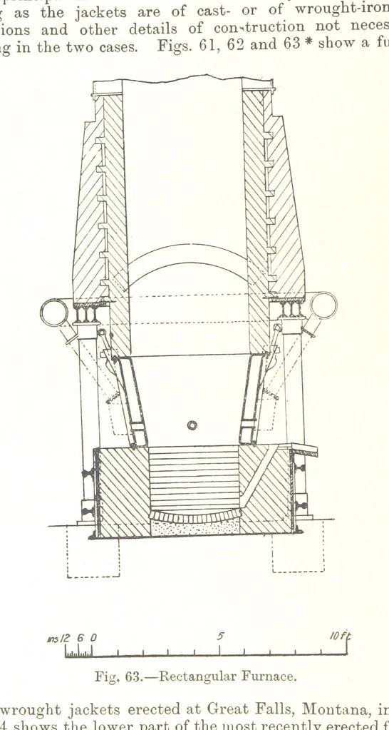 An illustration from The Metallurgy of Lead and Silver. Part I. Lead. (Part II. Silver.), 1899, leaf 170