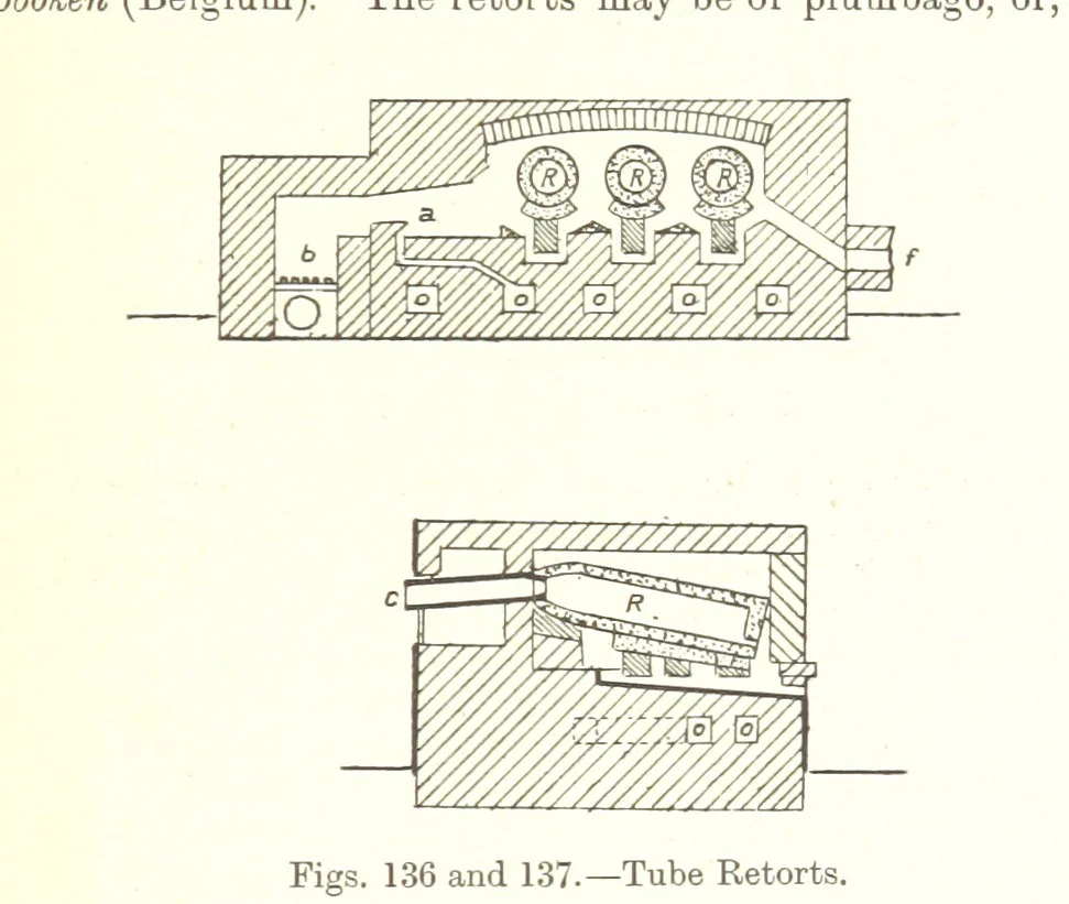 An illustration from The Metallurgy of Lead and Silver. Part I. Lead. (Part II. Silver.), 1899, leaf 345
