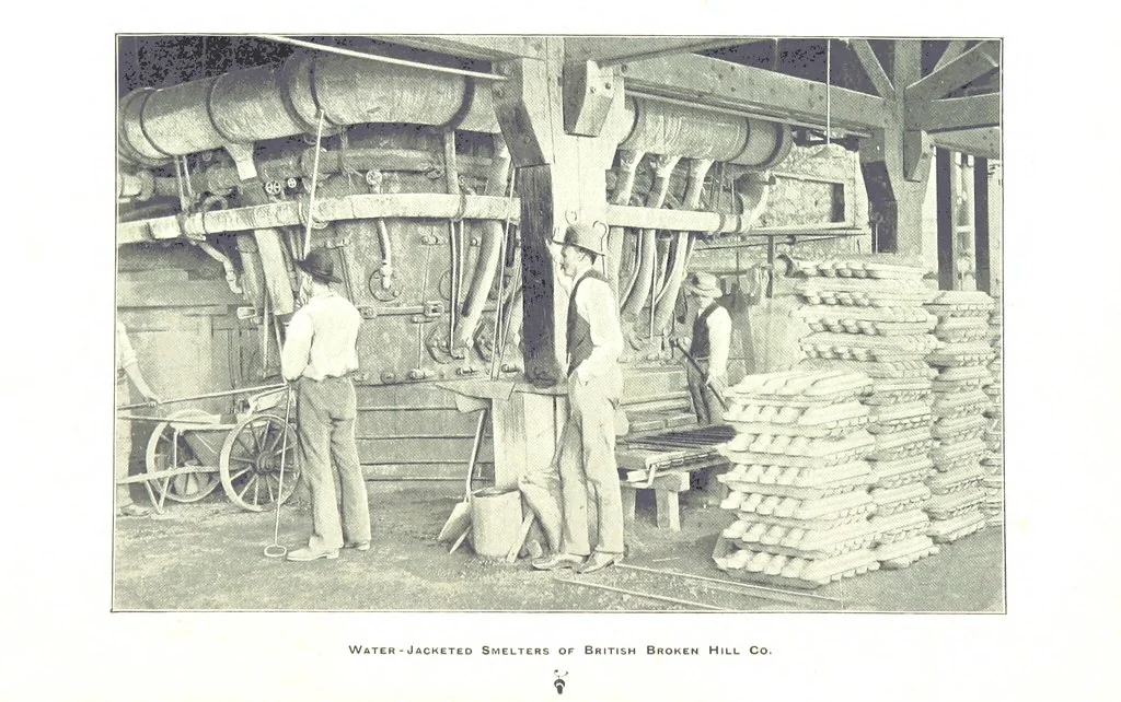 An illustration from The Metallurgy of Lead and Silver. Part I. Lead. (Part II. Silver.), 1899, leaf 8