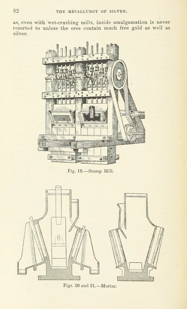 An illustration from The Metallurgy of Lead and Silver. Part I. Lead. (Part II. Silver.), 1899, leaf 102
