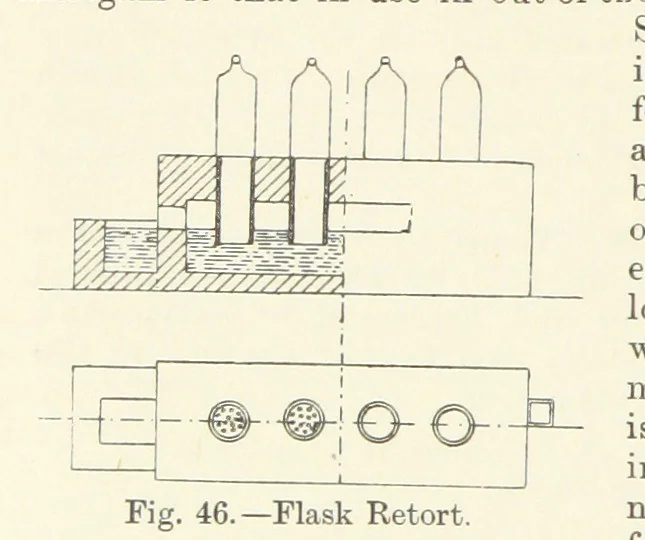 An illustration from The Metallurgy of Lead and Silver. Part I. Lead. (Part II. Silver.), 1899, leaf 156