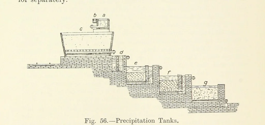An illustration from The Metallurgy of Lead and Silver. Part I. Lead. (Part II. Silver.), 1899, leaf 196