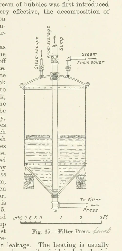 An illustration from The Metallurgy of Lead and Silver. Part I. Lead. (Part II. Silver.), 1899, leaf 239