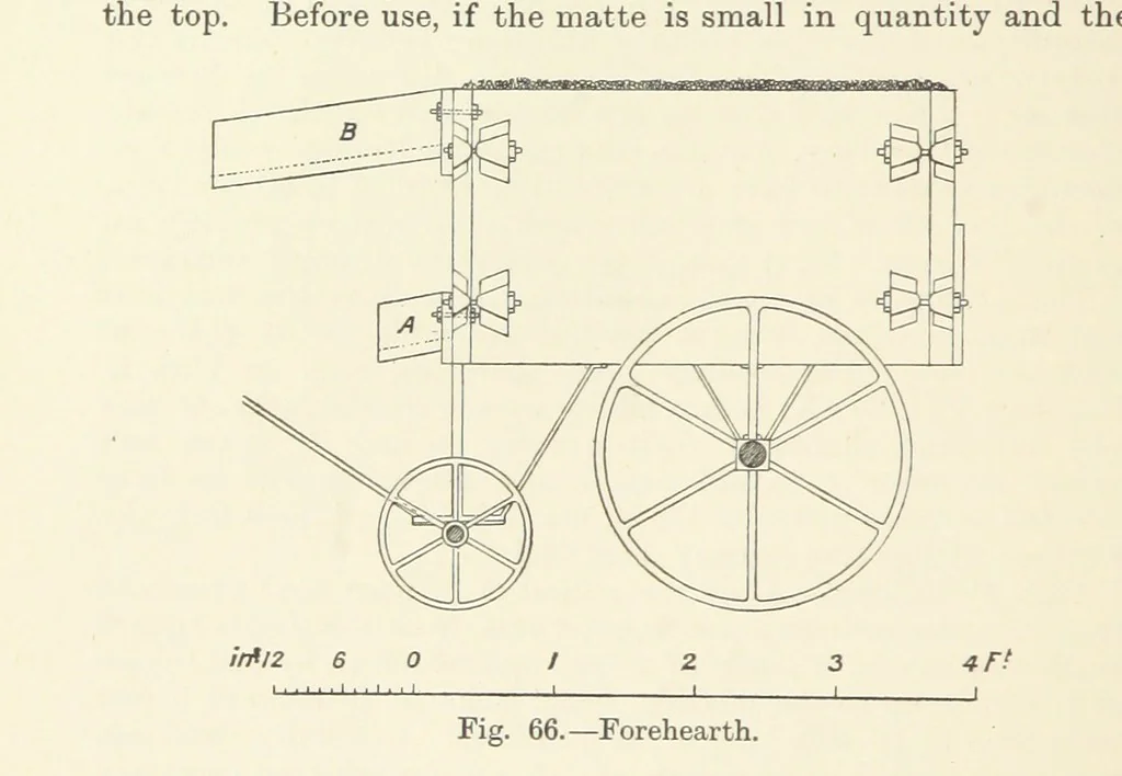 An illustration from The Metallurgy of Lead and Silver. Part I. Lead. (Part II. Silver.), 1899, leaf 278