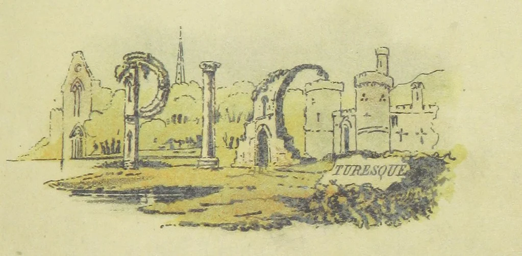 An illustration from Doctor Syntax's Three Tours: in search of the picturesque, consolation, and a wife ... The original edition, complete and unabridged, with the life and adventures of the author ... by John Camden Hotten. Eighty full page illustrations drawn and coloured after the originals by T. Rowlandson, 1868, leaf 5