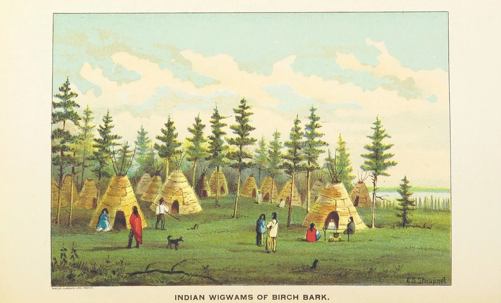 An illustration from Upper Canada Sketches ... With illustrations, portraits and map, 1898, leaf 117