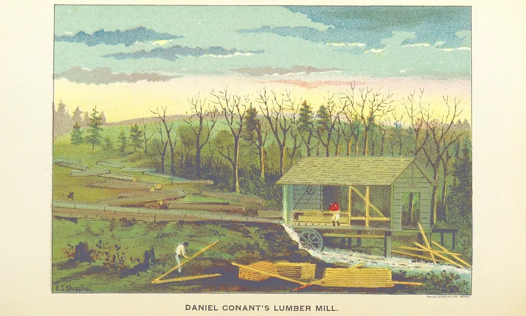 An illustration from Upper Canada Sketches ... With illustrations, portraits and map, 1898, leaf 176