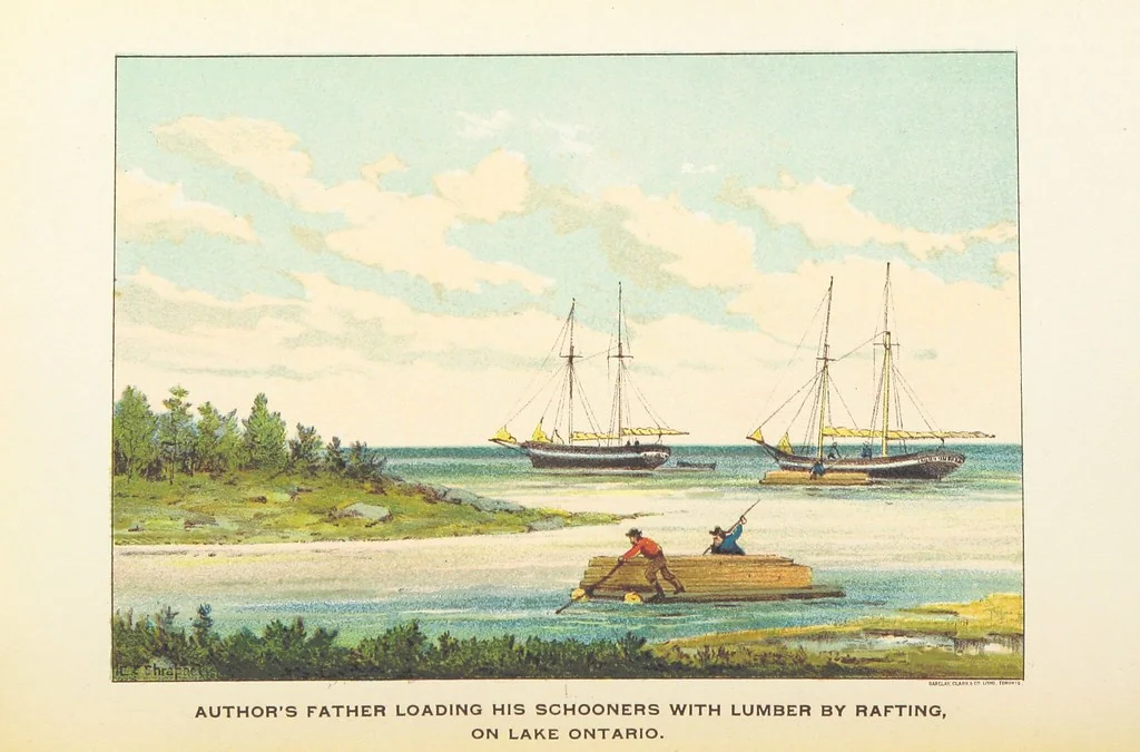 An illustration from Upper Canada Sketches ... With illustrations, portraits and map, 1898, leaf 209