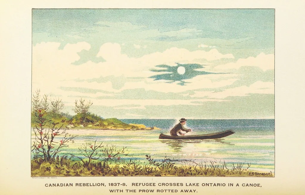 An illustration from Upper Canada Sketches ... With illustrations, portraits and map, 1898, leaf 239