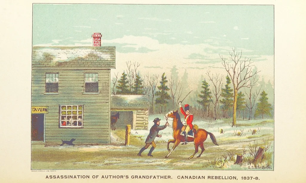 An illustration from Upper Canada Sketches ... With illustrations, portraits and map, 1898, leaf 248
