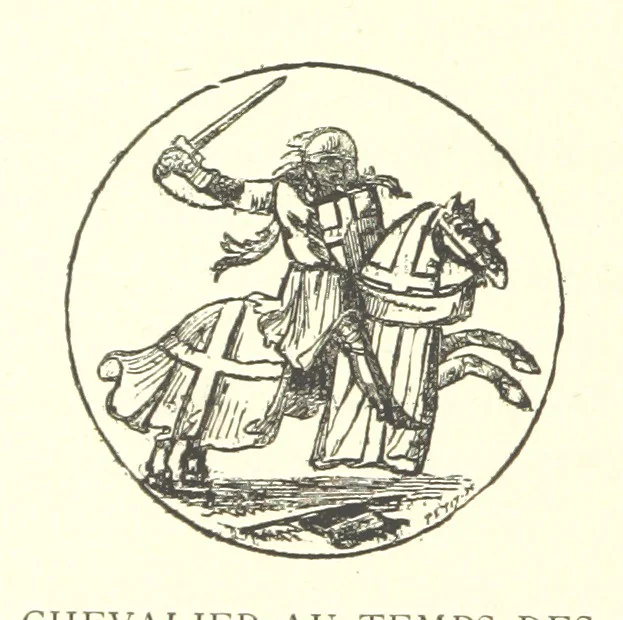 An illustration from Histoire de Saint-Chamond et de la seigneurie de Jarez depuis les temps les plus reculés jusqu'à nos jours, 1890, leaf 128