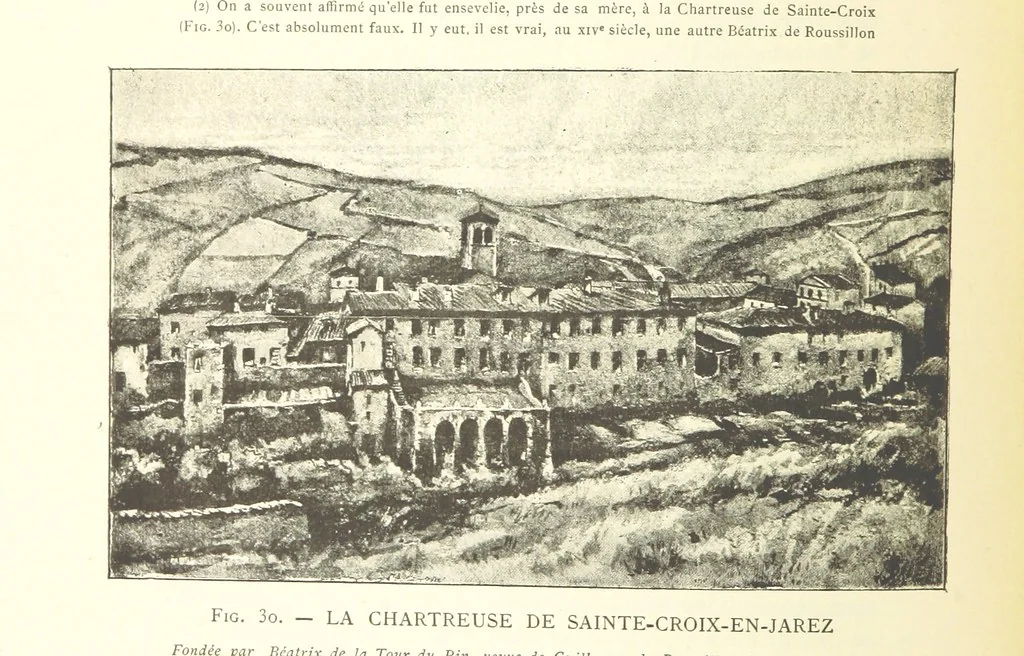 An illustration from Histoire de Saint-Chamond et de la seigneurie de Jarez depuis les temps les plus reculés jusqu'à nos jours, 1890, leaf 152