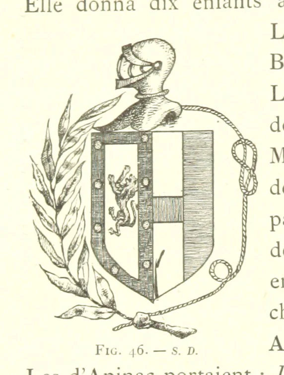 An illustration from Histoire de Saint-Chamond et de la seigneurie de Jarez depuis les temps les plus reculés jusqu'à nos jours, 1890, leaf 194