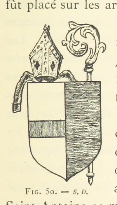 An illustration from Histoire de Saint-Chamond et de la seigneurie de Jarez depuis les temps les plus reculés jusqu'à nos jours, 1890, leaf 201