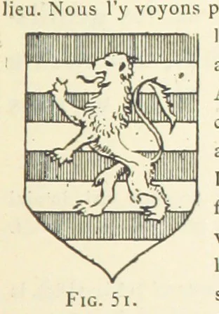 An illustration from Histoire de Saint-Chamond et de la seigneurie de Jarez depuis les temps les plus reculés jusqu'à nos jours, 1890, leaf 205