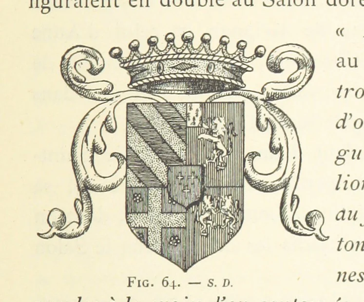 An illustration from Histoire de Saint-Chamond et de la seigneurie de Jarez depuis les temps les plus reculés jusqu'à nos jours, 1890, leaf 221