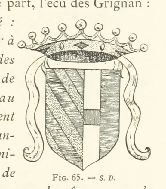 An illustration from Histoire de Saint-Chamond et de la seigneurie de Jarez depuis les temps les plus reculés jusqu'à nos jours, 1890, leaf 221