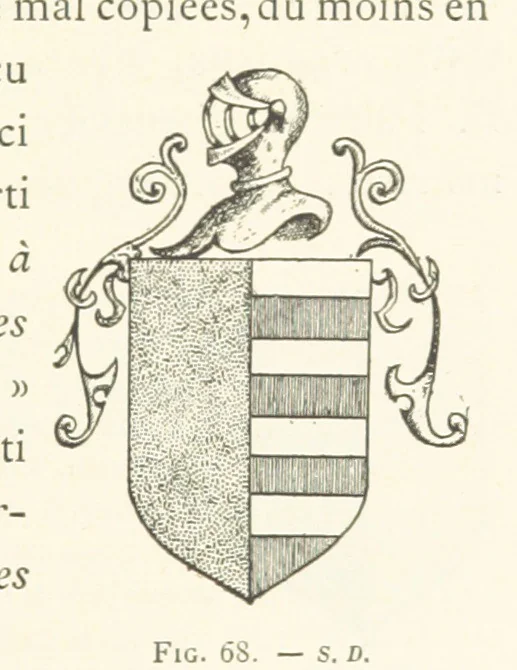 An illustration from Histoire de Saint-Chamond et de la seigneurie de Jarez depuis les temps les plus reculés jusqu'à nos jours, 1890, leaf 223