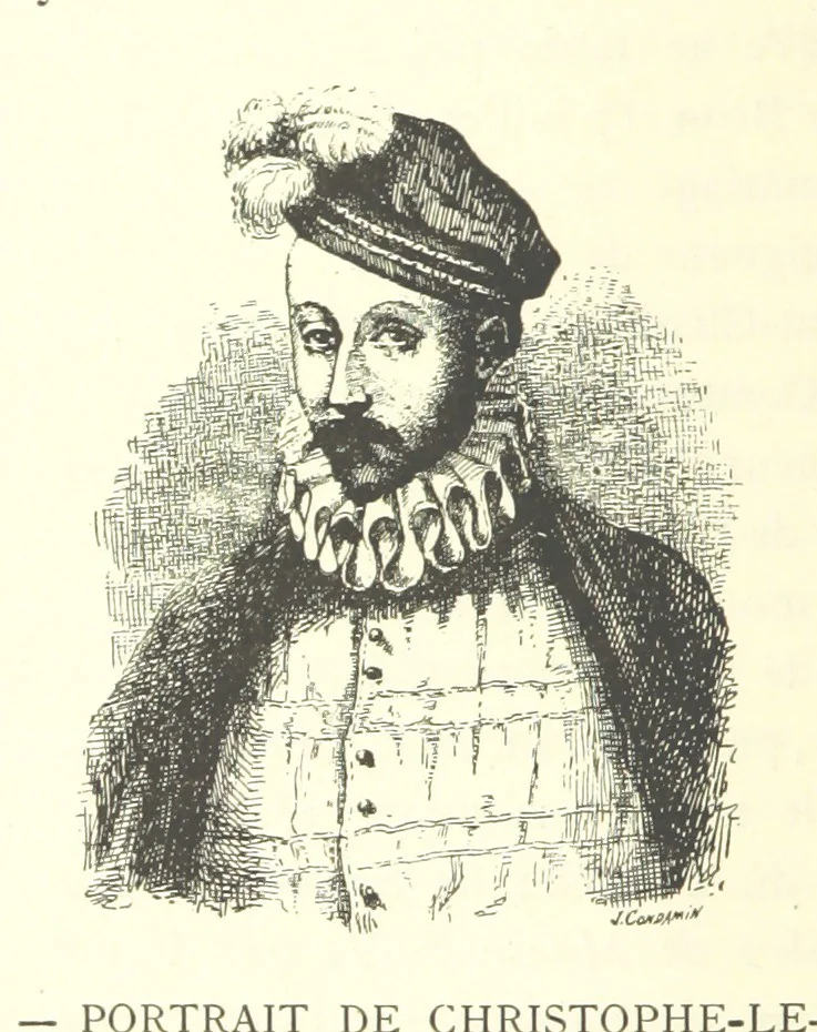 An illustration from Histoire de Saint-Chamond et de la seigneurie de Jarez depuis les temps les plus reculés jusqu'à nos jours, 1890, leaf 238