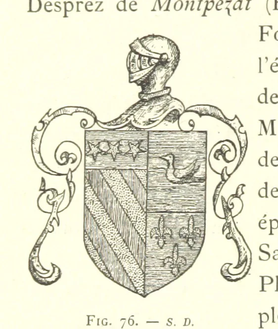 An illustration from Histoire de Saint-Chamond et de la seigneurie de Jarez depuis les temps les plus reculés jusqu'à nos jours, 1890, leaf 240