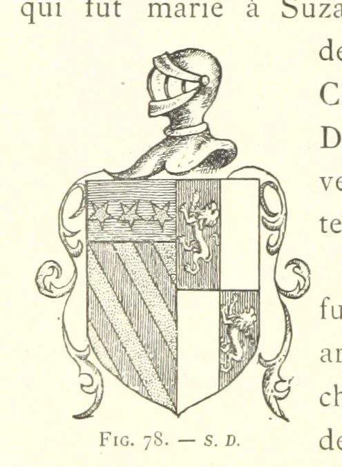 An illustration from Histoire de Saint-Chamond et de la seigneurie de Jarez depuis les temps les plus reculés jusqu'à nos jours, 1890, leaf 240